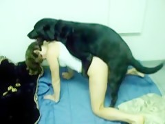 Hombre folla mascota