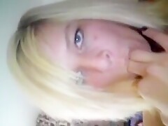 Girl masturbates herself and her dog